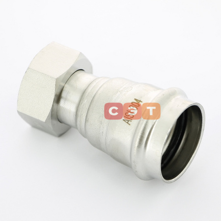 Муфта с накидной гайкой пресс нержавеющая  35 х 1   UniFitt